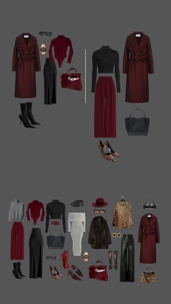 Capsule Wardrobe Women, Burgundy Outfit, Autumn Outfit, Mode Inspiration, Lookbook Outfits, Styling Tips, Dress Ideas, Outfits Casuales, Look Cool