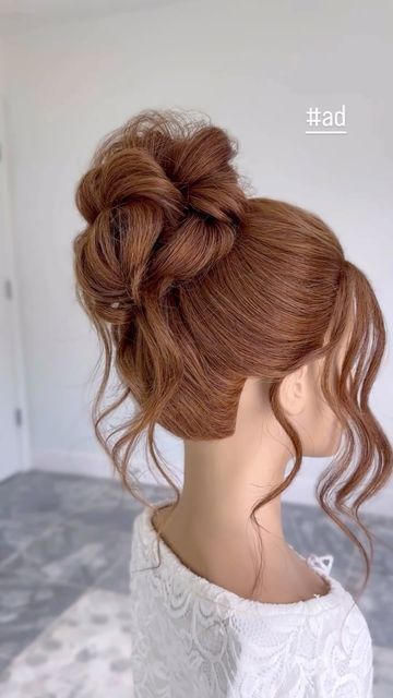 Long Barrel Curling Iron, Bridal Hairstylist, Messy Bun Tutorial, Barrel Curling Iron, Texture Spray, Bun Tutorial, Texturizing Spray, Curling Iron, Hair Dos