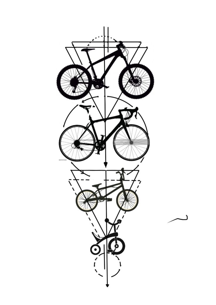 two bicycles are hanging upside down on a pole in the shape of a tower with wheels