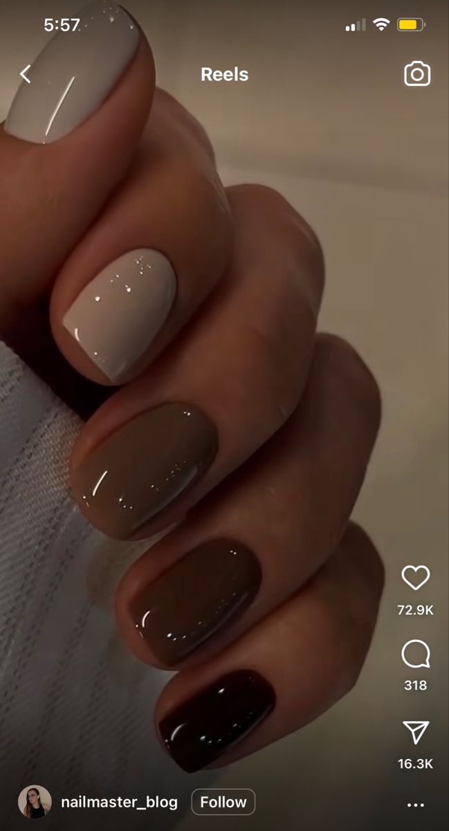 Manicure 2022, Autumn Manicure, Designs For Short Nails, Short Gel Nails, Simple Gel Nails, Casual Nails, Cute Gel Nails, Neutral Nails, Minimalist Nails