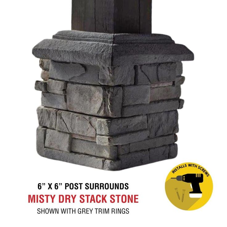 the front cover of a magazine with an image of a stone pillar