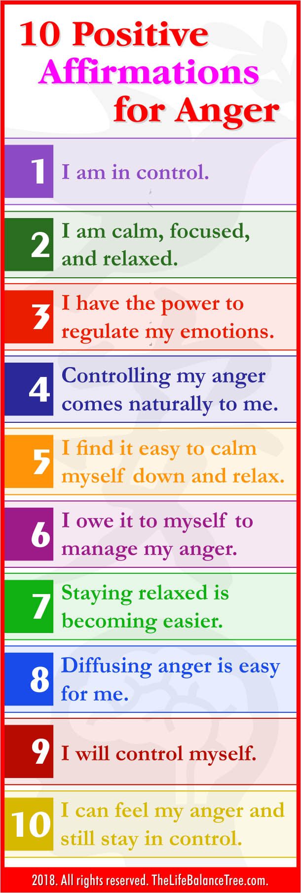 Workouts To Release Anger, Anger Control Affirmation, Angry Control Quotes, Affirmations For Being Consistent, Affirmation For Anger, Emotional Control Affirmations, How To Stop Getting Angry, Angry Affirmations, How To Manage Anger