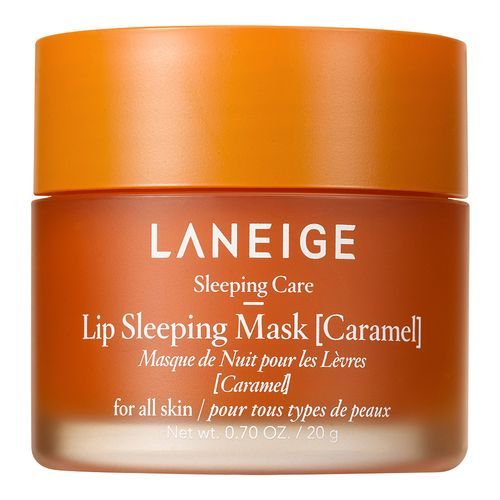 Laneige Lip Sleeping Mask Caramel, Laneige Caramel, Smell Like Caramel, Orange Skincare, Lip Masks, Laneige Lip, Laneige Lip Sleeping Mask, Berry Fruit, Lip Sleeping Mask