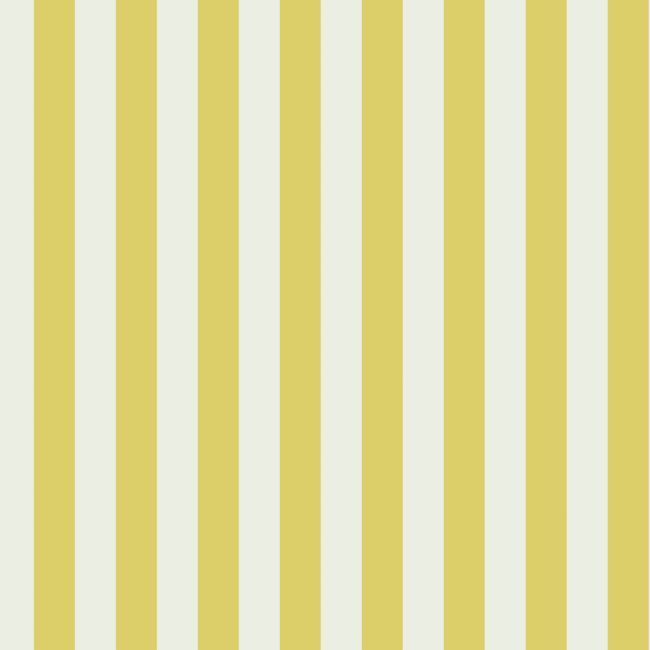 a yellow and white striped wallpaper pattern