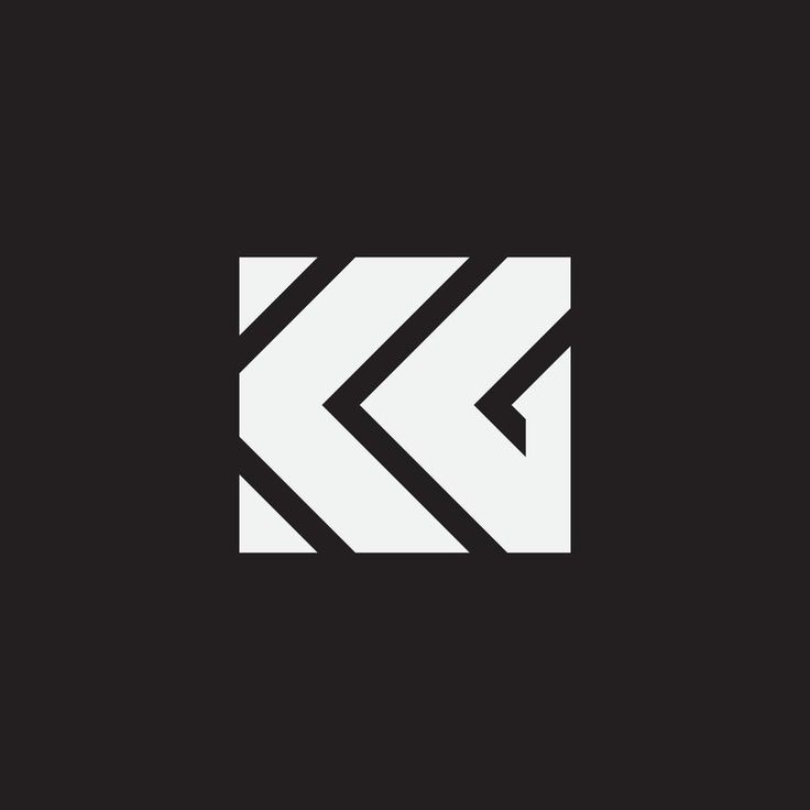 the letter k is made up of two diagonal stripes, and it appears to be white