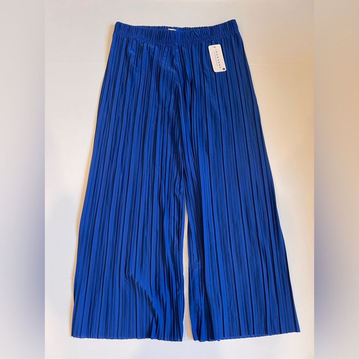 New With Tags Jon & Anna Contemporary Women’s Pants Size Xl Color Blue. Pants Length 34” Blue Full-length Bottoms For Spring, Blue Full-length Pants For Spring, Blue Wide Leg Stretch Bottoms, Blue Stretch Wide Leg Bottoms, Blue Relaxed Fit Wide Leg Pants With Elastic Waistband, Blue Wide Leg Pants With Relaxed Fit, Blue Wide Leg Pants With Elastic Waistband, Relaxed Fit, Blue Wide Leg Pants With Elastic Waistband, Blue Non-stretch Wide Leg Trousers