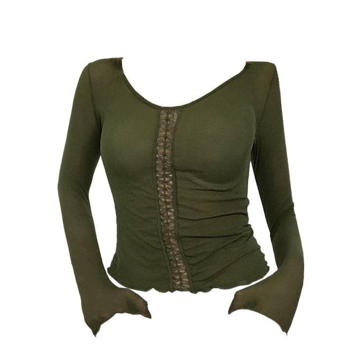 Please refer to our sizing chart for a guideline when choosing a size. 5 business days order processing time. 90% polyester 10% spandex Trendy Fitted Long Sleeve Top, Fitted Casual Long Sleeve Scoop Neck Top, Fitted Casual Long Sleeve Top With Scoop Neck, Fitted Scoop Neck Long Sleeve Top, Fitted Solid Color Scoop Neck Top, Green Fitted Crew Neck Top, Fitted Green Crew Neck Top, Fitted Scoop Neck Solid Color Top, Fitted Green Solid Color Tops