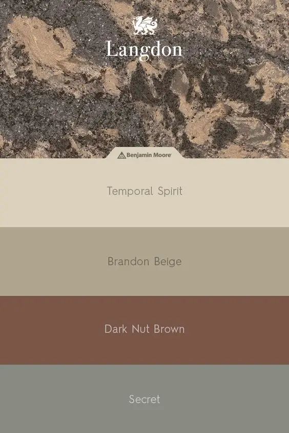 some brown and white paint colors