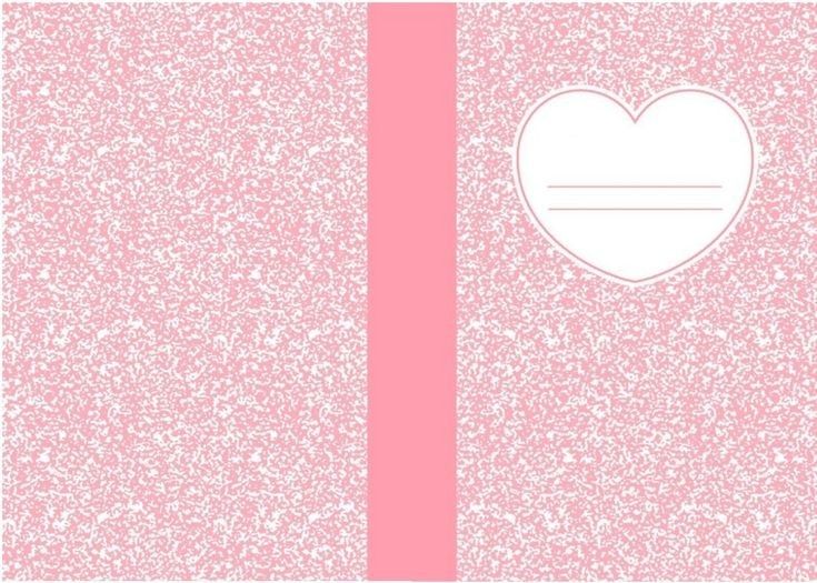 a pink card with a white heart on it