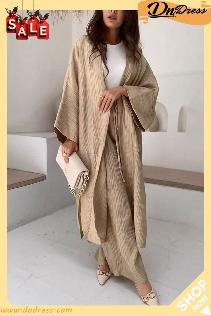 Ruched Textured Oversized Kimono Cardigan Kimono Linen, Mode Kimono, Linen Summer, Cardigan Casual, Long Kimono, Cardigan Long, Kimono Cardigan, Pullover Shirt, Linen Women