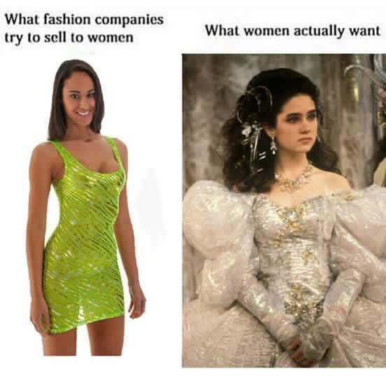 a woman in a green dress next to an image of a model