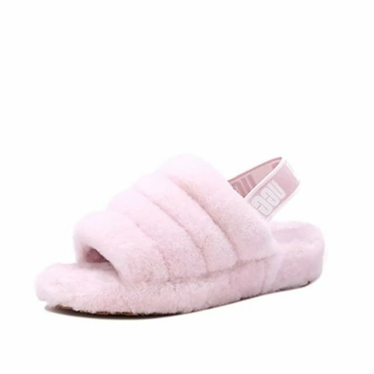 Non Slip Sheepskin Fur Ugg Fluff Yeah Slides, Uggs Shoes, Shoes Uggs, Ugg Sandals, Pink Uggs, Affordable Shoes, Cute Slippers, Shoes Outfit Fashion