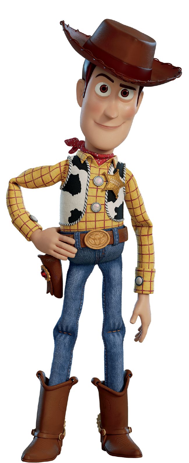 a cartoon character with a cowboy hat and boots