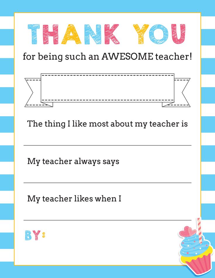 a thank card with the words thank you for being such an awesome teacher