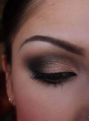 Nude Smokey Eye, Bronze Smokey Eye, Dramatic Smokey Eye, Black Eye Makeup, Black Smokey Eye, Bronze Makeup, Smokey Eye For Brown Eyes, Beauty Make-up, Makijaż Smokey Eye