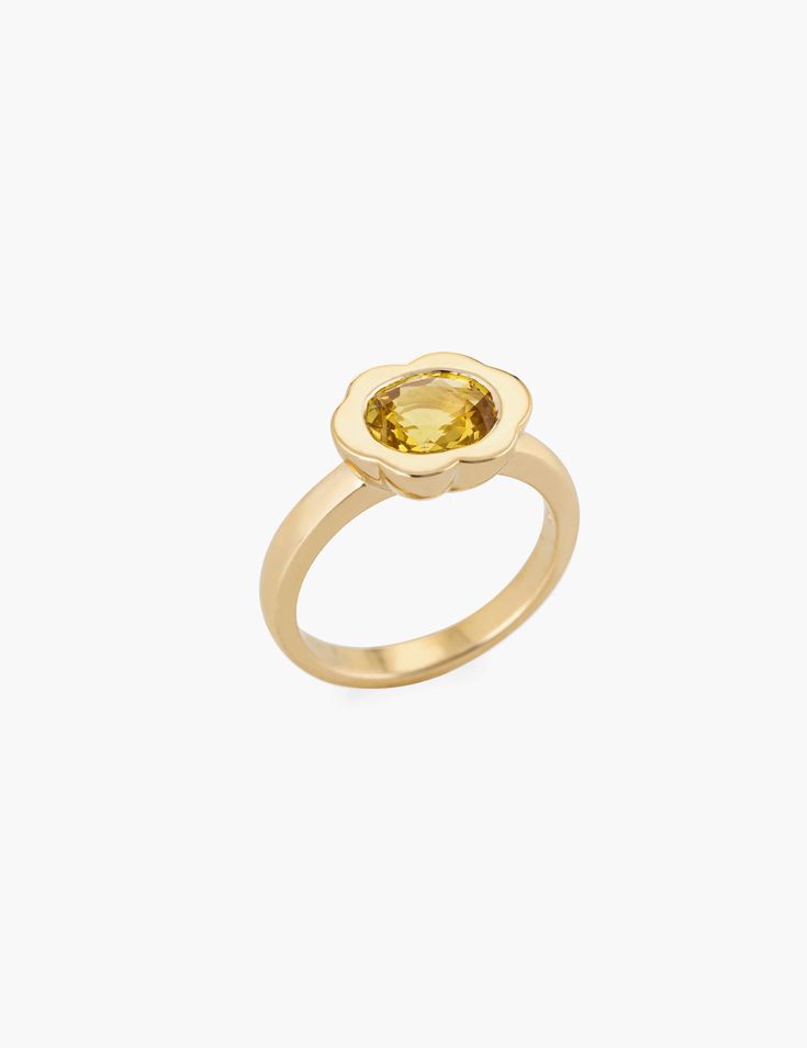 Scalloped edge signet ring set with .63ct oval yellow sapphire, 14K gold. Please allow 3-4 weeks for production. Each ring is made to order. Handmade in Los Angeles. Yellow Sapphire Rings, Dream Ring, Yellow Sapphire, Scalloped Edge, Signet Ring, Bentley, Ring Set, Ring Sets, Ring Shopping