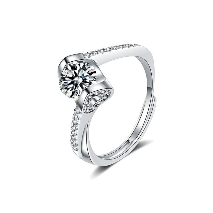 Hiasi jari Anda dengan Angel Kisses Moissanite Ring.  Cincin indah ini menampilkan batu pusat Moissanite 6.5mm yang diatur dalam pita emas putih 14K.  Menawarkan konstruksi yang tahan lama dan desain yang menarik, cincin ini pasti akan menjadi barang berharga selama bertahun-tahun yang akan datang.
 Detail produk: 

Bahan: 925 Sterling Silver
Batu: Moissanite Diamonds/D/1 karat
Berat: sekitar 2,88g
Ukuran: Ukuran Terbuka yang Dapat Disesuaikan
Ukuran Berlian: 6.5mm
Referensi: AN23102511

 Kata k Cubic Zirconia Solitaire Open Diamond Ring, Diamond White Solitaire Open Ring, Diamond Solitaire Crystal Open Ring, Solitaire Diamond Crystal Ring With Open Design, White Diamond Ring With Tension Setting, Open Design, Diamond White Solitaire Crystal Ring Open Ring, White Cubic Zirconia Ring With Tension Setting, Diamond White Solitaire Crystal Ring, Open Design, Moissanite Heart Ring With Center Stone For Promise