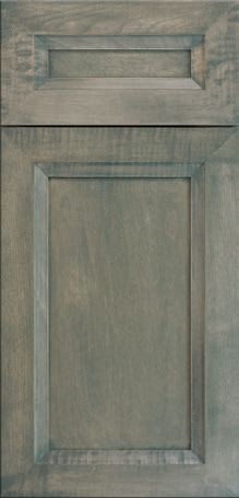 a close up of a wooden cabinet door