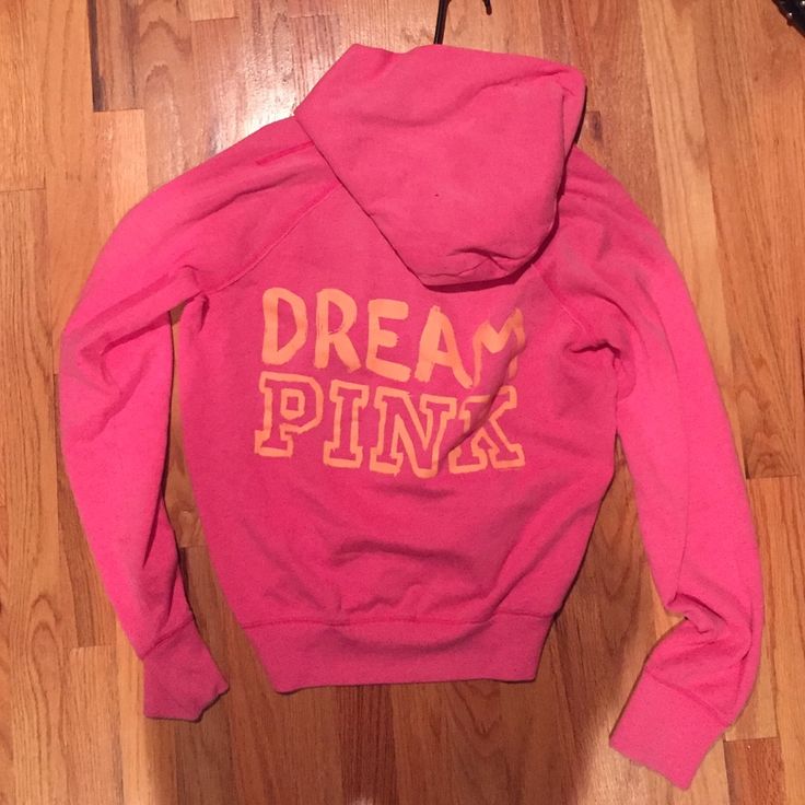 Vs Pink Sweatshirt Hoodie. Nwot. Faded Pink W Orange "Dream Pink" On Back. Size Large. Style Has An Open "Cut" Neck, Faded Look. Extremely Soft & Comfy! Has A Big Hood! Pink Cozy Hoodie With Ribbed Cuffs, Pink Hooded Outerwear With Letter Print, Trendy Pink Hoodie With Ribbed Cuffs, Cozy Pink Hoodie With Ribbed Cuffs, Pink Long Sleeve Sweatshirt With Drawstring Hood, Pink Crew Neck Outerwear With Letter Print, Pink Long Sleeve Hoodie With Ribbed Cuffs, Pink Hooded Hoodie With Letter Print, Pink Cozy Crew Neck Hoodie