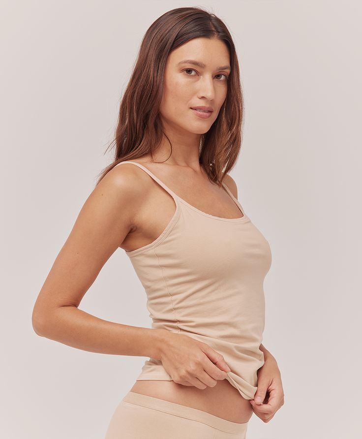 Women's Favorites Everyday Shelf Bra Camisole 3-Pack 2XL. Super soft organic women's Everyday Shelf Bra Camisole 3-Pack from Wear PACT. Fair Trade Factory. GOTS Certified Organic Cotton Beige Cotton Tank Top With Built-in Bra, Beige Tank Top With Built-in Bra For Loungewear, Fitted Beige Tank Top, Beige Crochet Tank Top, Fitted Bra-friendly Tank Camisole, Fitted Cami Tank Top For Loungewear, Fitted Tank Camisole With Built-in Bra, Fitted Tank Camisole With Adjustable Straps, Seamless Cami Tank Top