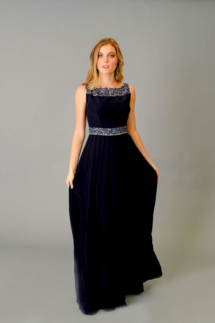 Stunning hand- beaded gown Embroidered boat neck. Embroidered waist. Invisible back zipper. Sleeveless Full lining. Imported. Floor-length Gown With Pleated Bodice For Formal Events, Floor-length Gown With Pleated Bodice For Formal Occasions, Sheer Bodice Floor-length Maxi Dress For Prom Season, Gala Gown With Lined Bodice For Prom Season, Formal Gown With Fitted Bodice Maxi Length, Formal Gown With Fitted Bodice In Maxi Length, Floor-length Maxi Dress With Sheer Bodice For Prom, Formal Evening Dress With Sheer Bodice Ball Gown, Evening Gown With Pleated Bodice For Prom Season