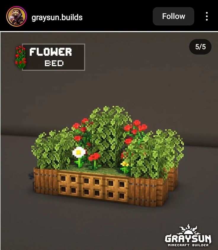 an image of a flower bed made out of legos on the app store's website