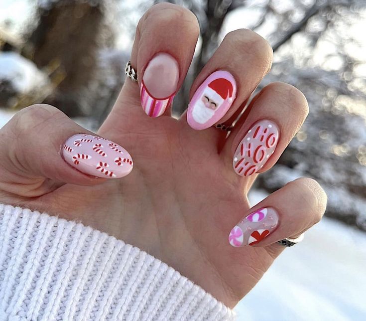 Short Christmas Nails, Christmas Nails Designs, Festive Christmas Nails, Teen Nails, Christmas Nail Ideas, Classy Nail, Christmas Gel Nails, Summery Nails, Cute Gel Nails