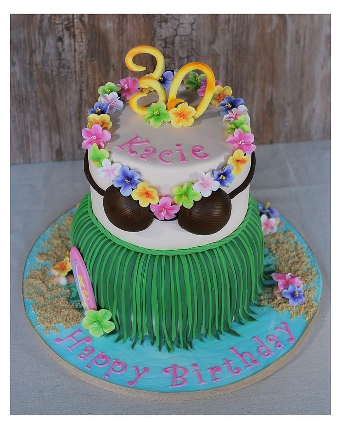 a birthday cake decorated with flowers and the number twenty five on it's top