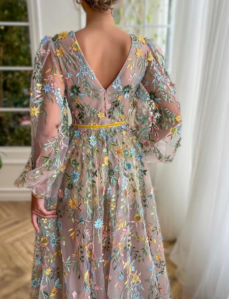 Lace Maxi Dress With Floral Embroidery For Wedding, Floor-length Lace Maxi Dress With Floral Embroidery, Floral Embroidered Lace Floor-length Maxi Dress, Lace Floral Print Wedding Gown, Lace Maxi Gown With Floral Embroidery, Floral Embroidered Lace Maxi Gown, Floor-length Lace Dress With Floral Applique, Wedding Lace Gown With Floral Print, Floral Lace Wedding Gown