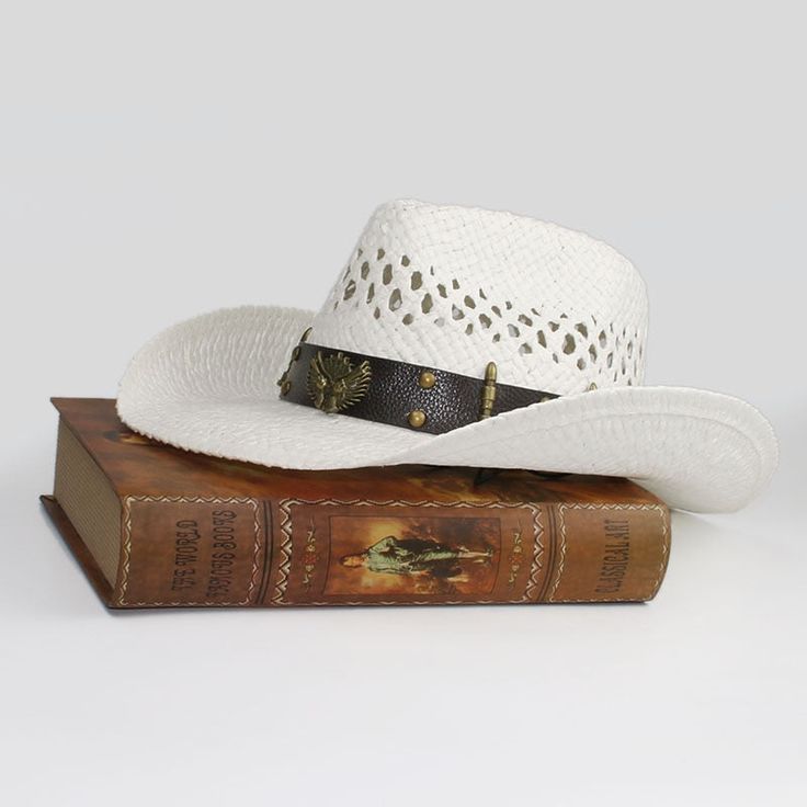 Enrich your shopping list wisely at GeraldBlack.com. Unisex Two Guns Leather Band Belt Hollowed Out Wide Brim Sun Hat #fashionhats #hatshop #hatstyle #menhats #hatsofinstagram #hatseason #hatshopping #hatstore White Western Straw Hat For Outdoor, Spring Outdoor Fedora Straw Hat, White Straw Hat Bands For Country Events, White Western Straw Hat, Country Style White Straw Hat Bands, White Straw Fedora For Beach Season, Trendy Straw Hat For Outdoor, White Brimmed Straw Hat For Outdoors, White Brimmed Straw Hat For Outdoor