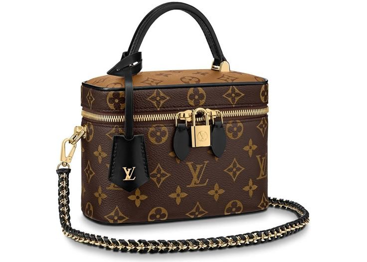 Buy and sell authentic handbags on StockX including the Louis Vuitton Vanity Monogram Reverse PM Brown and thousands of other handbags with resale price data. Louis Vuitton Vanity, Tas Lv, Louis Vuitton Travel, Trik Fotografi, Lv Monogram, Purse Organization, City Bag, Louis Vuitton Shoulder Bag, Box Bag