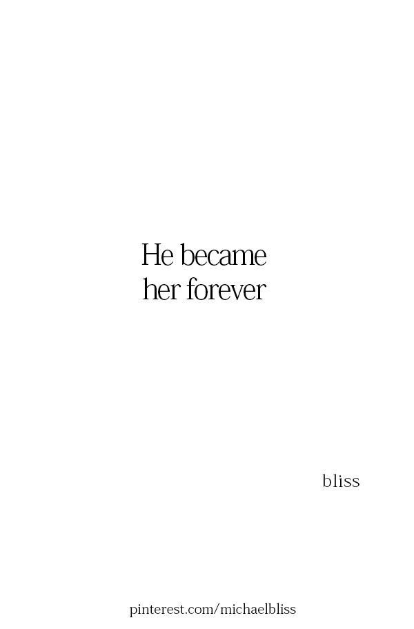 a white book cover with the words he became her forever