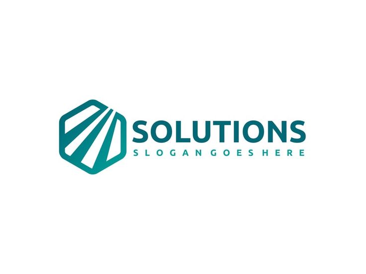 the logo for solutions, a company that sells products and services to people in need of