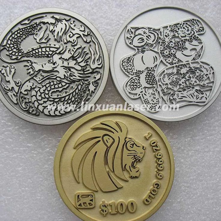 three different types of chinese coins