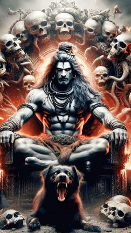 Bhairava God Art, Shiva Angry, Angry Lord Shiva, Rudra Shiva, Pictures Of Shiva, Shiva Tattoo, Lord Hanuman Wallpapers, Lord Shiva Hd Wallpaper, Shiva Wallpaper