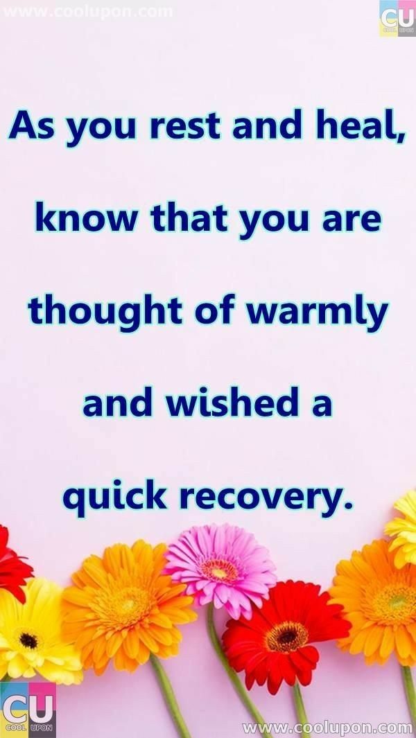 colorful flowers with the words get well cards have become so humorous that if you don't get sick you're missing half the fun