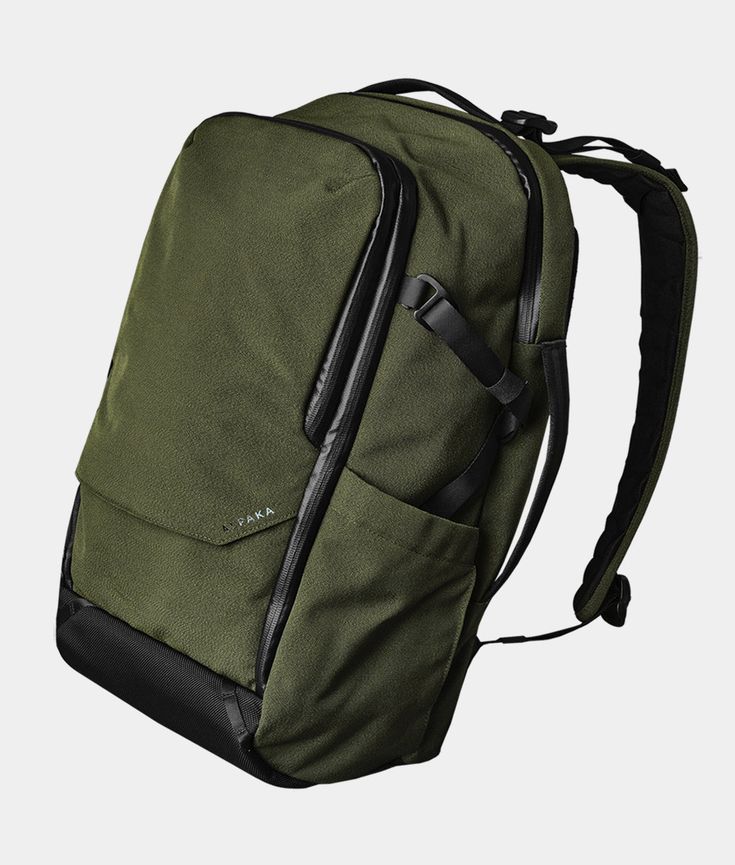 #color_Army Green | Axoflux 600D Tech Essentials, Backpack Outfit, Tech Backpack, Adventure Backpack, Travel Clothes, Hidden Pocket, Travel Collection, Waist Pack, Laptop Pocket