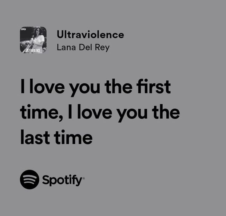 the quote for i love you the first time, i love you the last time