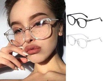 Clear Eyeglass Frames, Luxury Eyeglasses, Glasses Clear, Round Glasses Frames, Eye Glasses Frames, Blue Glasses, Spectacles Frames, Clear Glasses, Computer Glasses