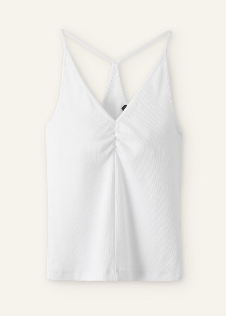 Halterneck Tank Top | ME+EM Solid Stretch Tops For Vacation, Elegant Layering Tops For Summer, Elegant Stretch Tops For Vacation, Solid Summer Stretch Tops, Summer Cami Top For Layering, White Cami Tops For Layering, Summer Layering Cami Top, Versatile Solid Tops For Vacation, Versatile Tops For Vacation