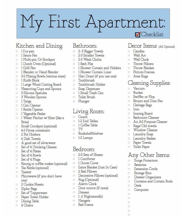 the first apartment list is shown in blue and white