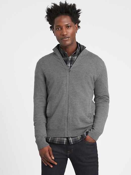 Merino Sweater Jacket | Banana Republic Merino Wool Long Sleeve Outerwear For Winter, Long Sleeve Merino Wool Outerwear For Winter, Merino Wool Long Sleeve Winter Outerwear, Winter Merino Wool Long Sleeve Outerwear, Winter Sweater With Pockets For Cold Weather, Merino Wool Sweater For Cold Weather In Fall, Merino Wool Cardigan For Fall And Cold Weather, Merino Wool Cardigan For Cold Fall Weather, Fall Merino Wool Sweater For Cold Weather