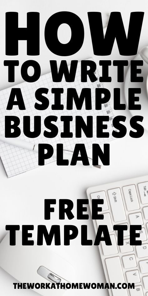 a computer keyboard and mouse on top of a desk with the words how to write a simple business plan