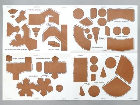 paper cut outs with different shapes and sizes