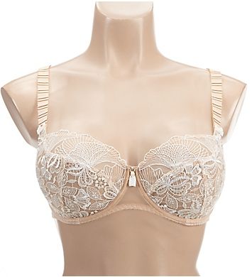 Empreinte Agathe Underwire Low-Necked Bra 08204 - Empreinte Bras Elegant Bra With Removable Cups And Underwire, Wedding Bra With Padded Underwire Cups, Push-up Bra With Padded Cups For Wedding, Elegant Fitted Bra With Padded Cups, Feminine Push-up Bra For Wedding, Full Coverage Padded Bra For Wedding, Elegant Full Cup Bra With Padded Cups, Elegant Fitted Underwire Bra, Elegant Fitted Lace With Removable Bra Pads