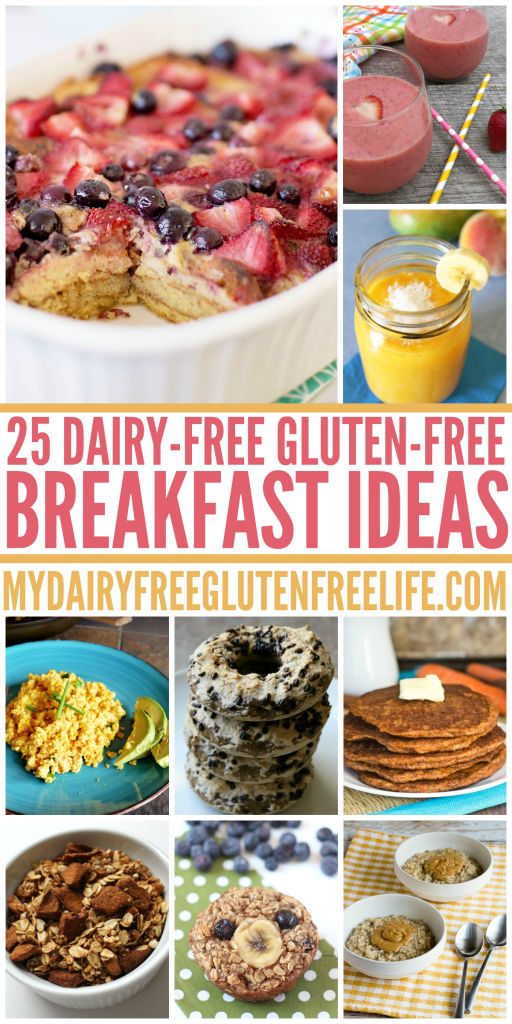 25 dairy - free gluten - free breakfast ideas