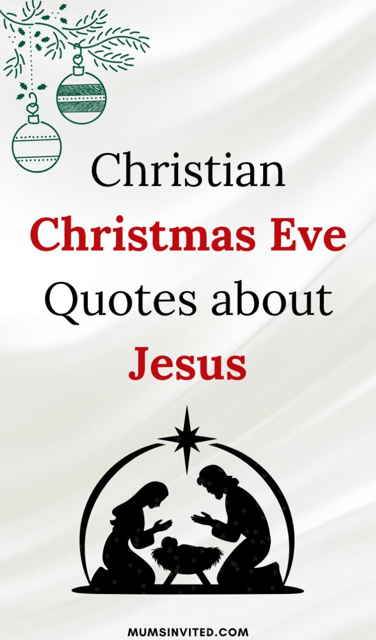 the christmas eve quote about jesus