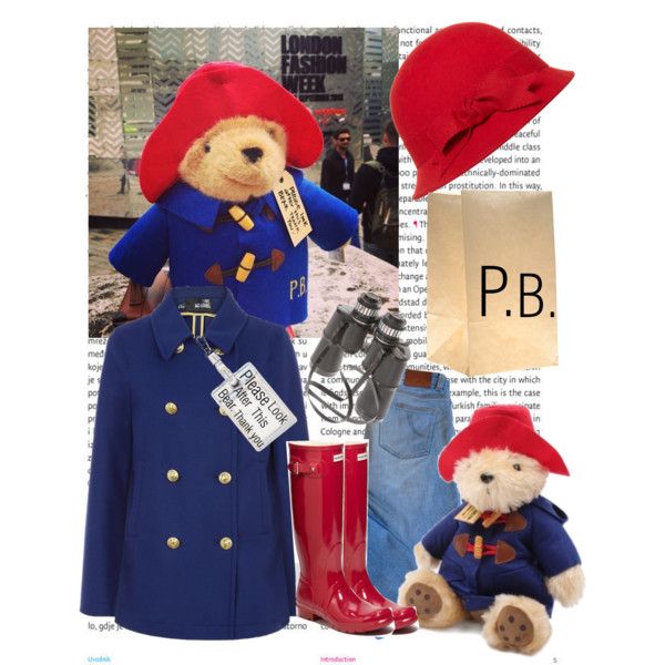 two teddy bears dressed in clothing and hats, one wearing rain boots while the other wears a red hat