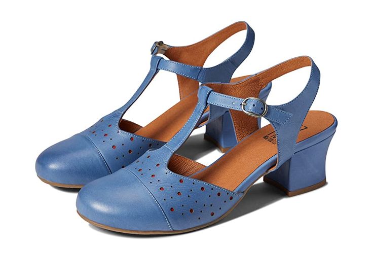 Miz Mooz Finola - Women's Sandals : Cobalt : The Miz Mooz Finola are truly made with love so you'll love to wear them. Gorgeous individual hand-burnishing. One of a kind detailing. Ankle strap for support. Side buckle closure type. Round toe with cushioned footbed. Flexible outsole with lifted heel. Leather upper, lining and midsole. Rubber outsole. Imported. Weight of footwear is based on a single item, not a pair. Adjustable Heels With Arch Support And Round Toe, Adjustable Leather Heels With Arch Support, Adjustable Closed Toe Heels With Cushioned Footbed, Adjustable Round Toe Heels With Buckle Closure, Adjustable Heels With Buckle Closure And Round Toe, The Miz, Miz Mooz, Women's Sandals, Product Reviews