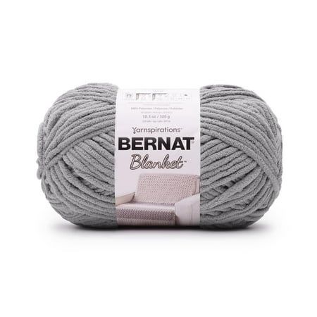 bernat yarn ball in grey